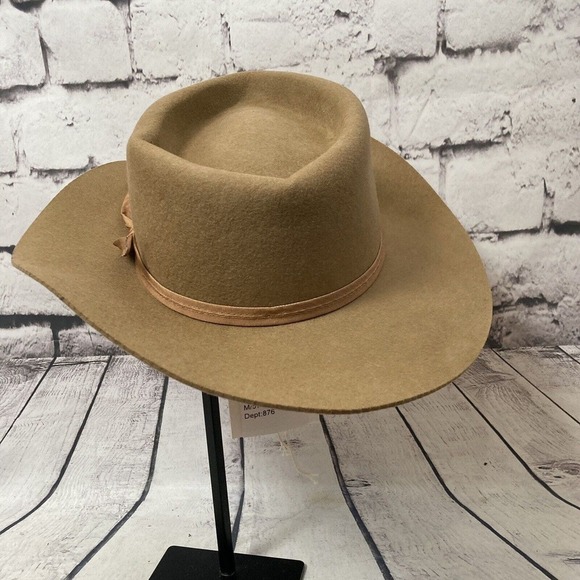 Lack of Color Fedora Womens Size M 57cm Teak Zula Brown Australian Wool‎ Western - Picture 3 of 9